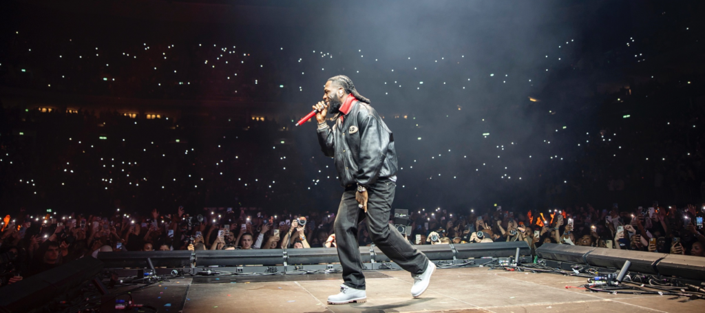 Burna Boy Sells Out Mercedes Benz Arena