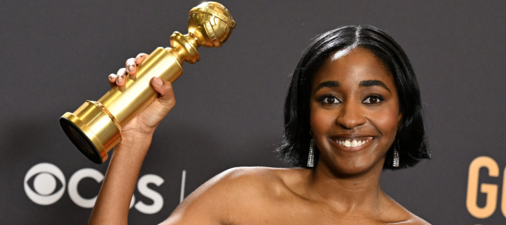 Nigerian-American Actress Ayo Edebiri Wins Best Actress at 2024 Golden Globes