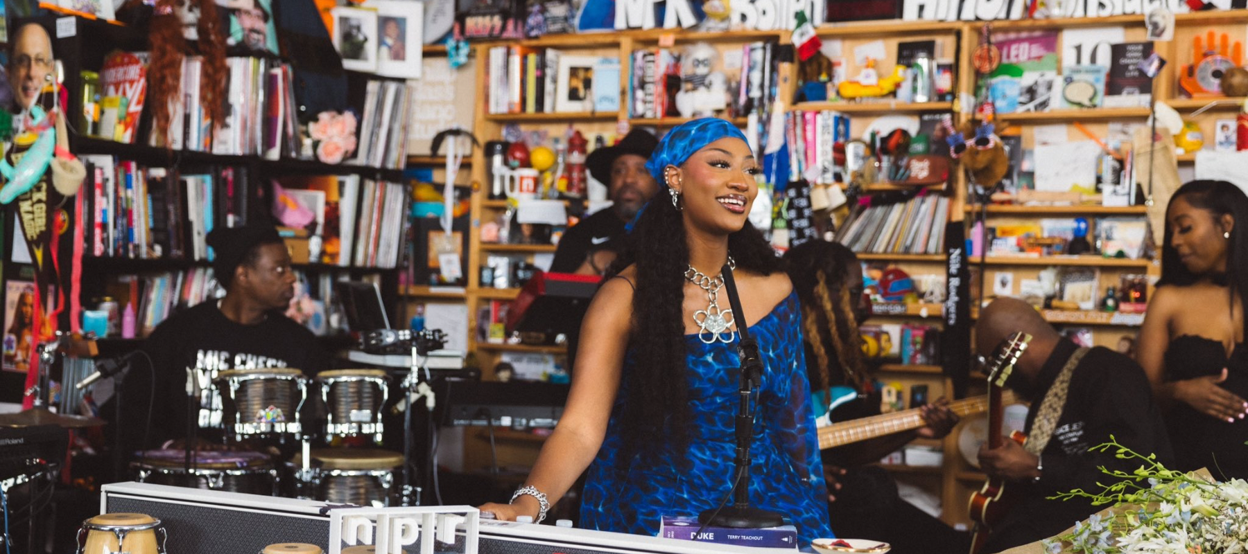 Tems Previews Songs from ‘Born in the Wild’ in NPR Tiny Desk Performance