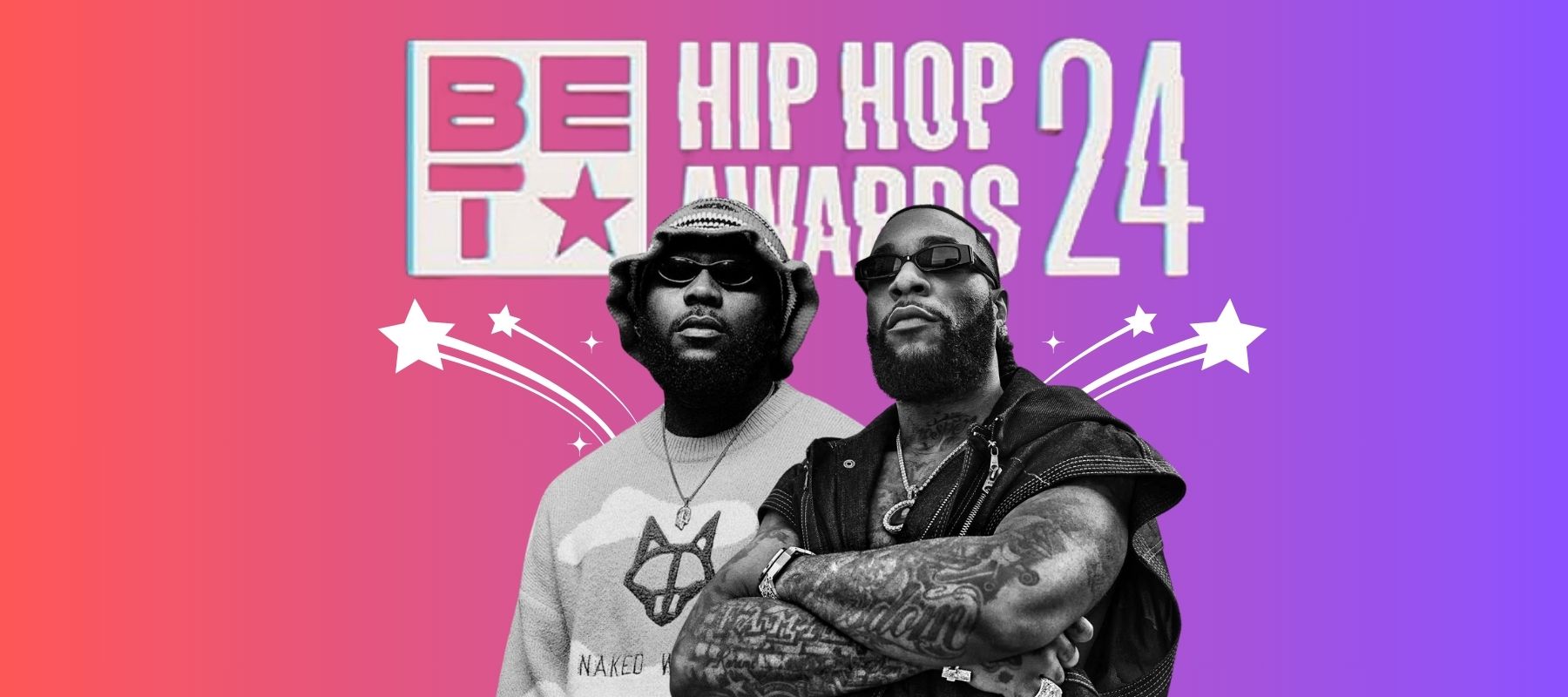 Burna Boy and ODUMODUBLVCK Land Nominations at 2024 BET AWARDS