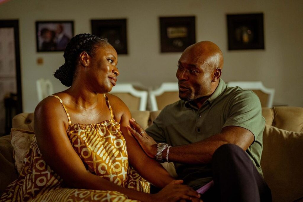 Bolaji Ogunmola and Jimmy Jean-Louis in 'Recall'