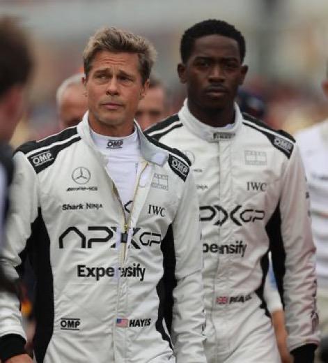 Film: Brad Pitt and Damon Idris in 'F1'