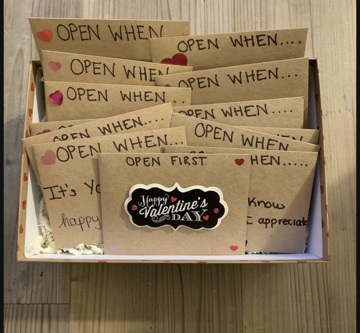 The "Open When..." Letters 