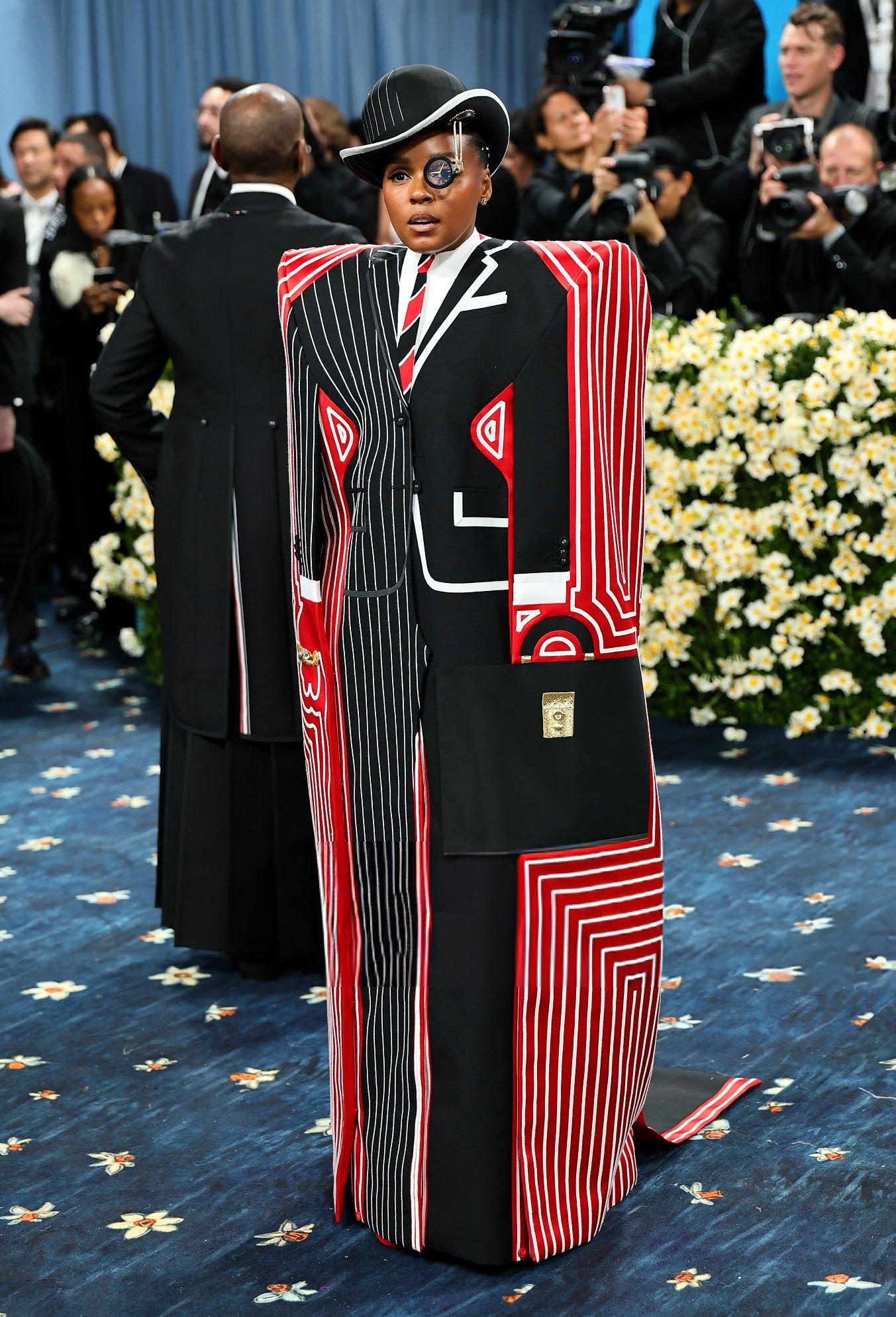 Janelle Monáe in Thom Browne.