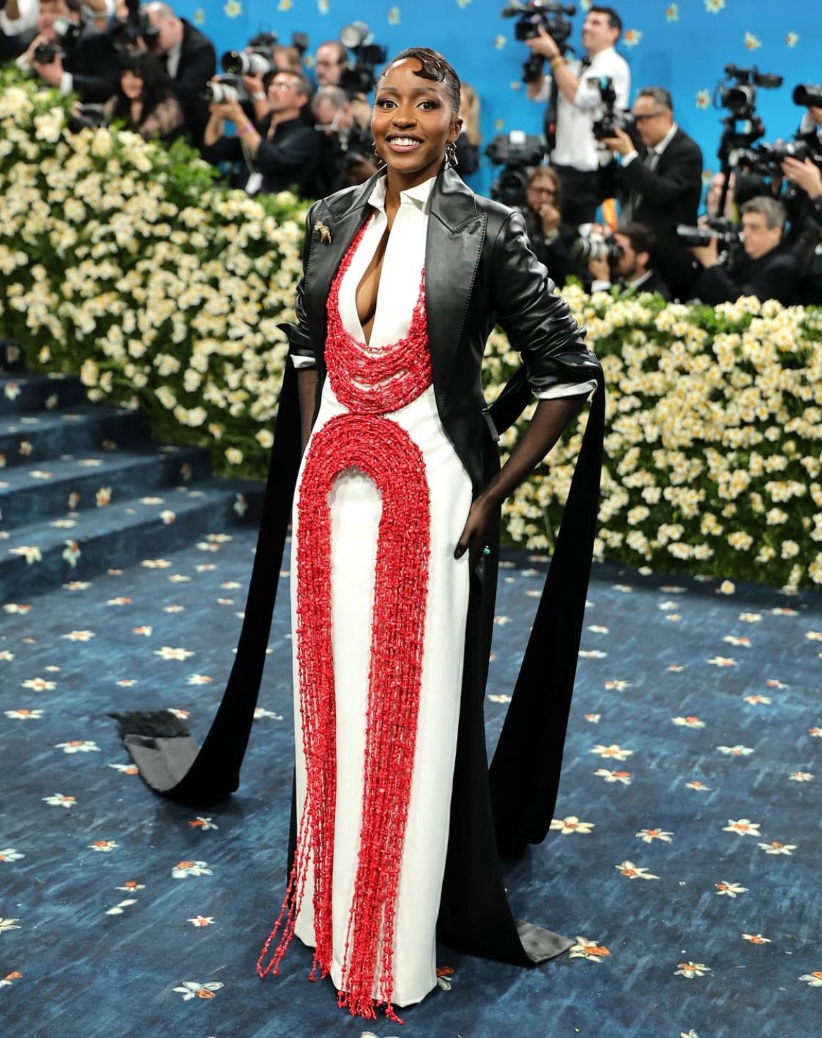 Ayo Edebiri in Ferragamo