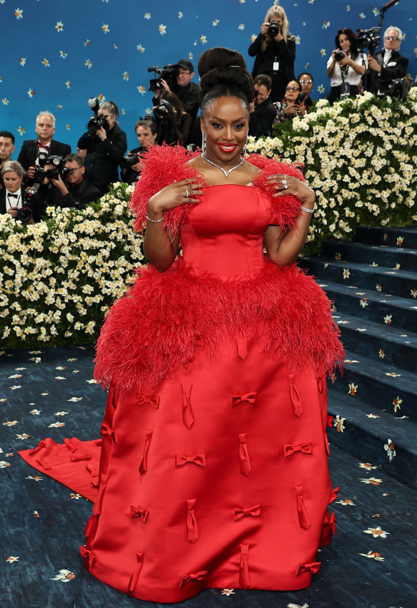 Chimamanda Ngozi Adichie in Prabal Gurung