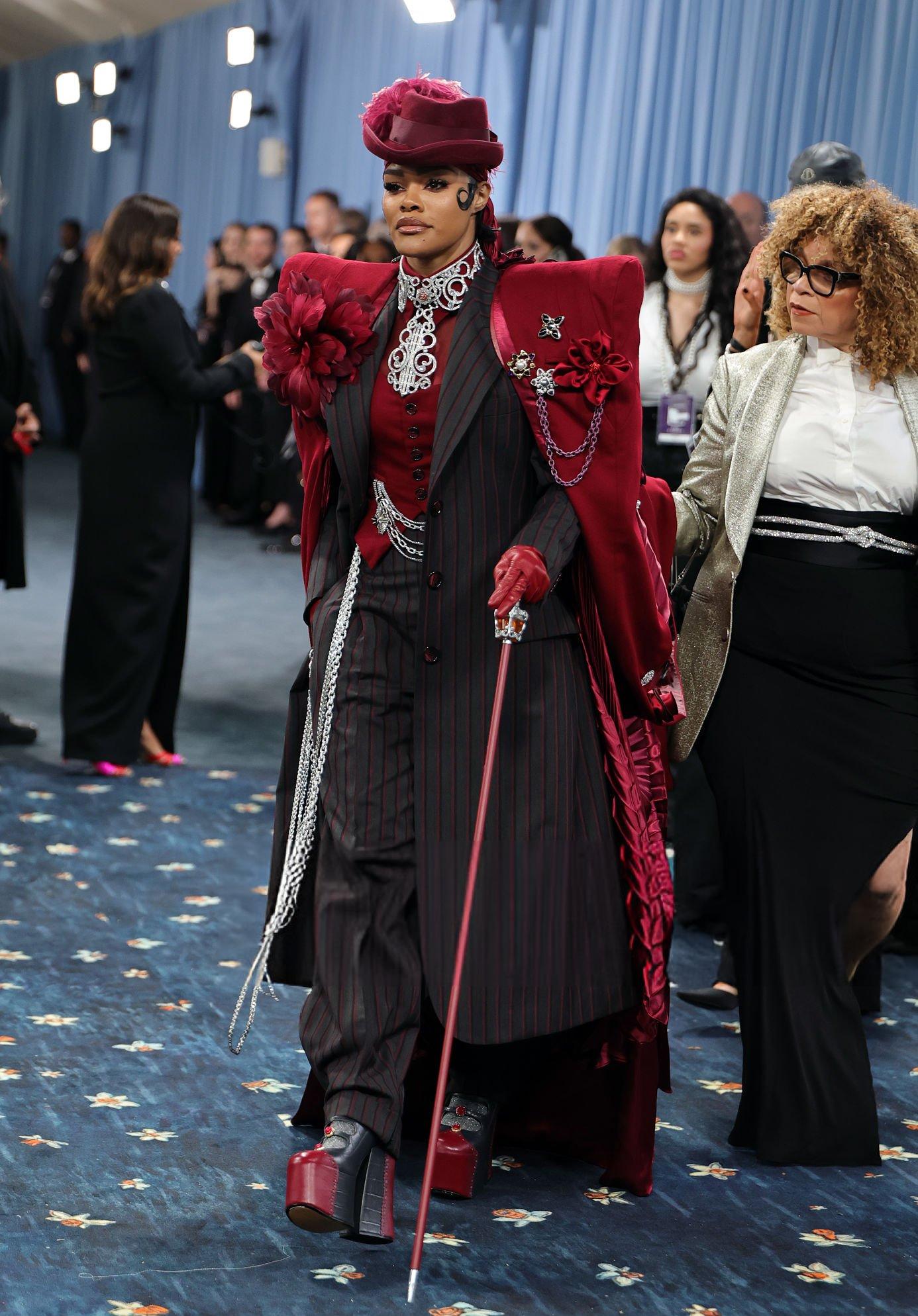 Teyana Taylor in custom Marc Jacobs