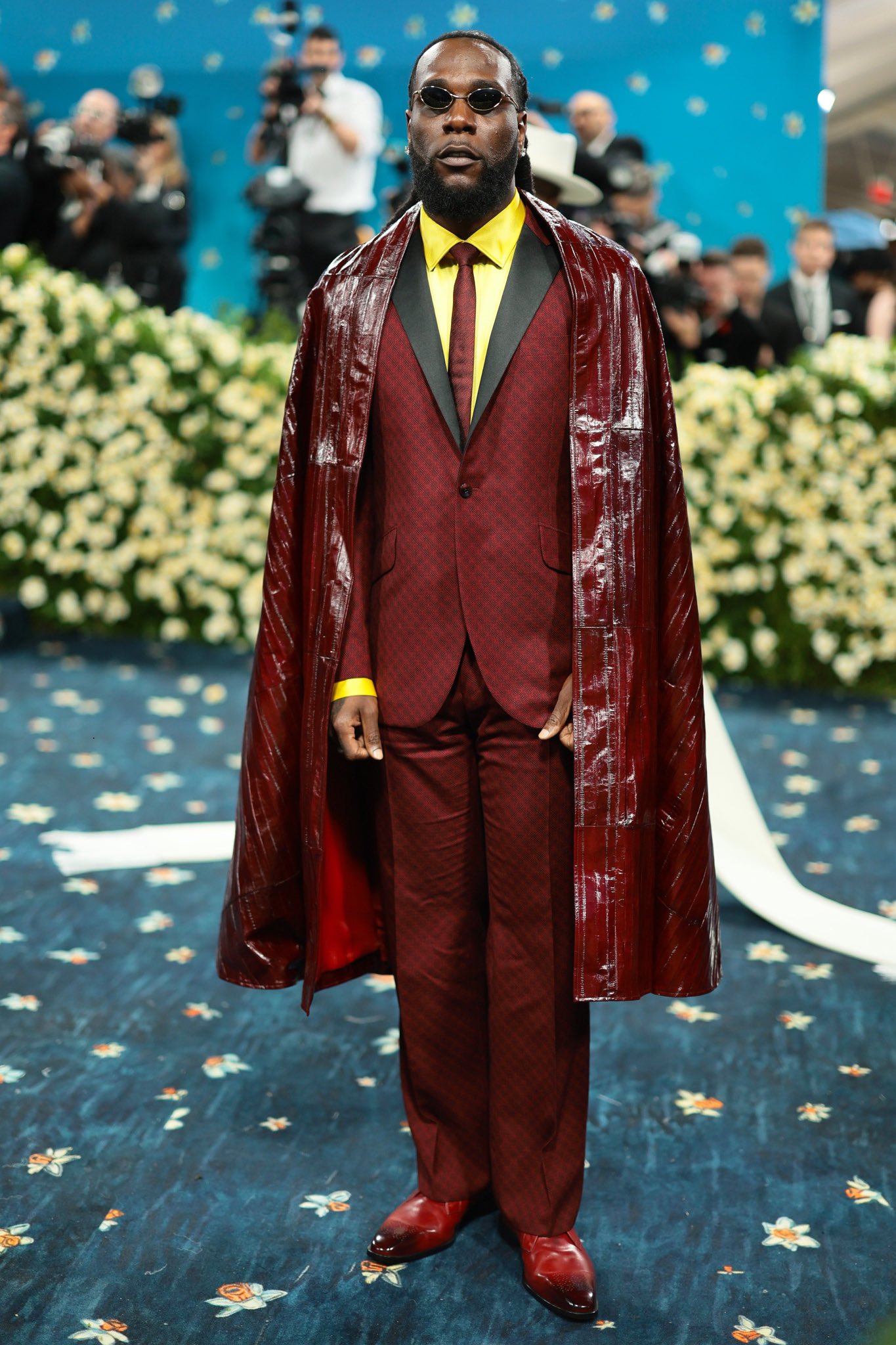 Burna Boy in Ozwald Boateng