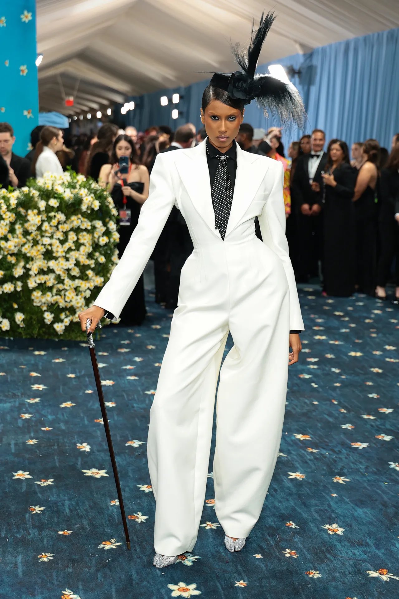 Imaan Hammam in custom Magda Butrym