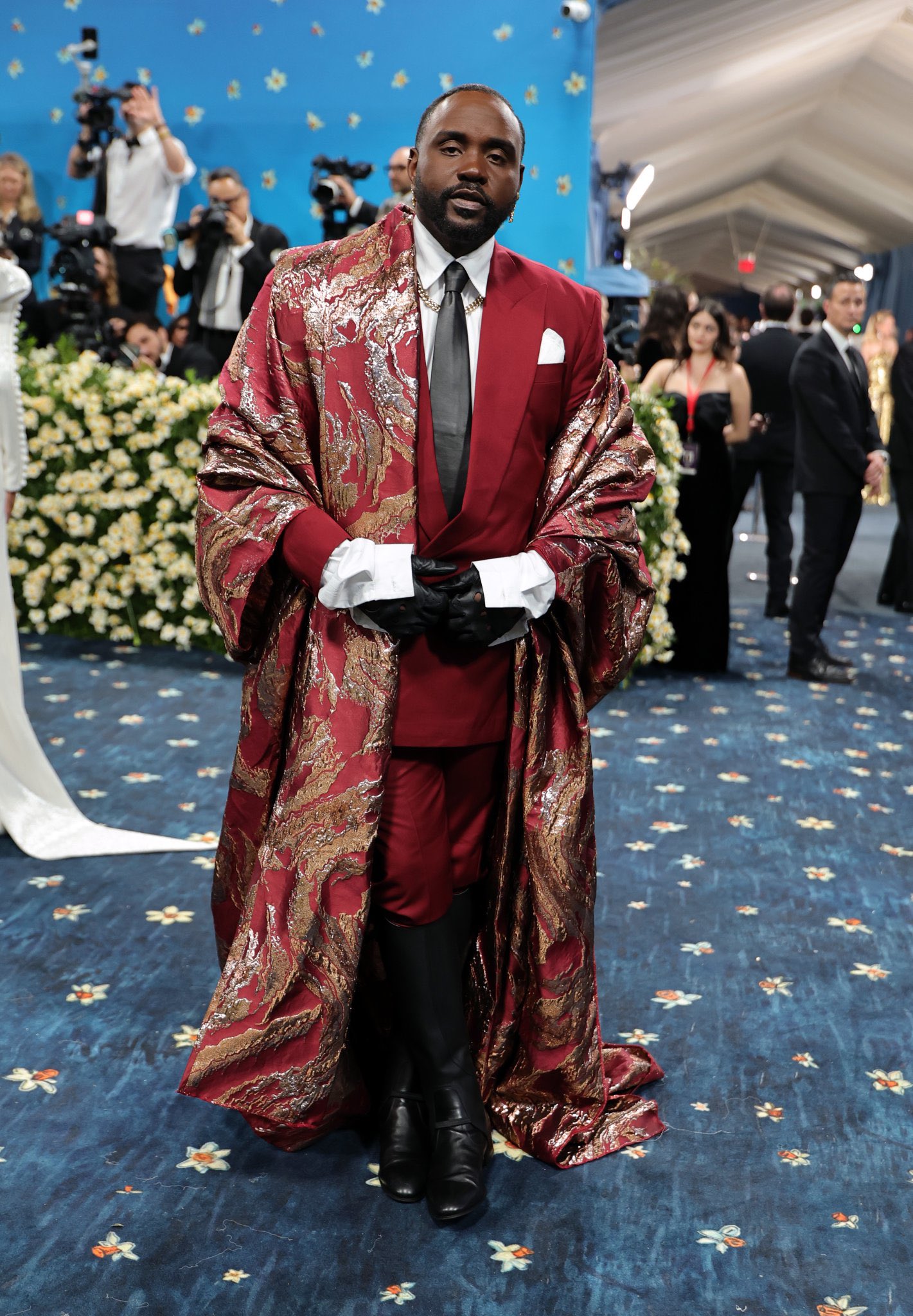 Brian Tyree Henry in Orange Culture Nigeria by Adebayo Oke-Lawal