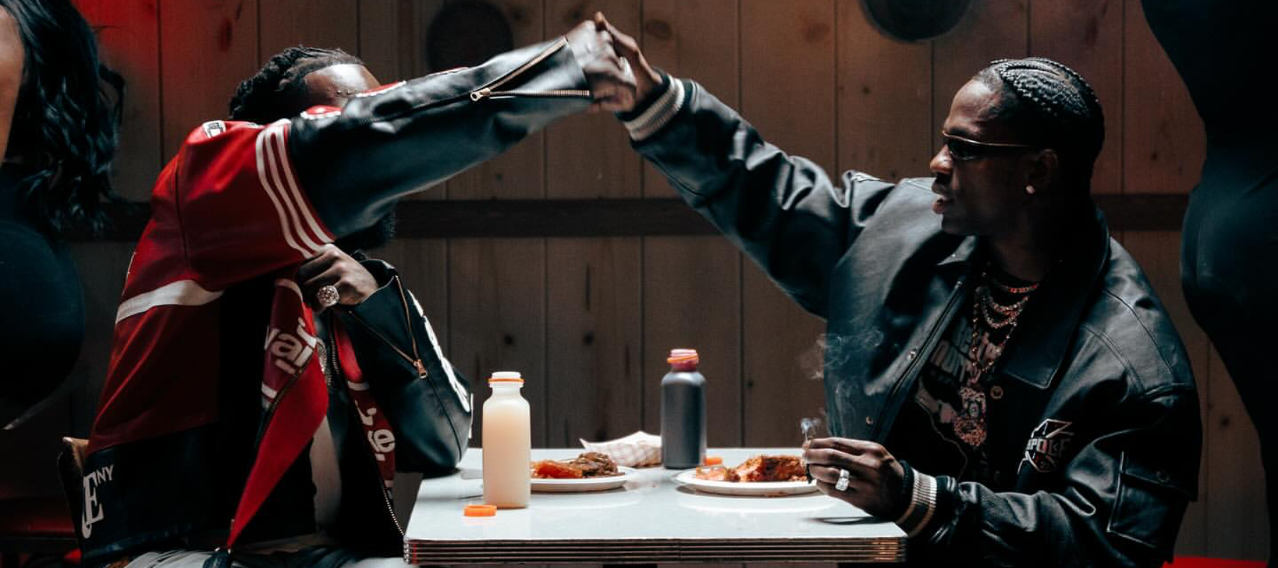 Burna Boy and Travis Scott Throw a Warehouse Party in "TaTaTa" Video