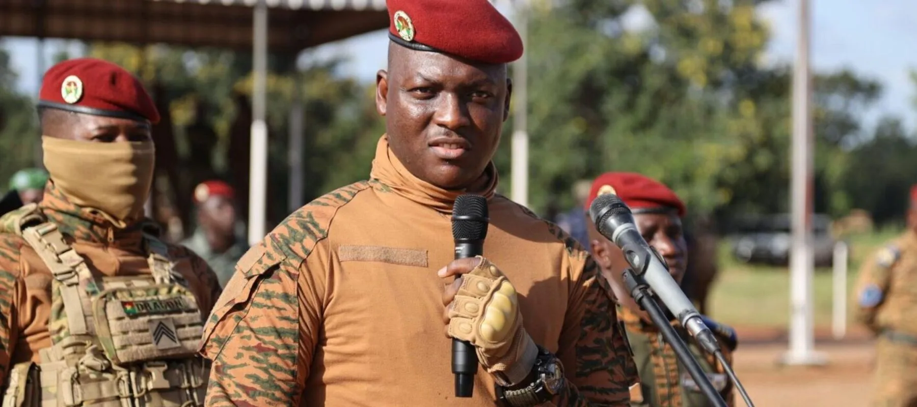 Burkina Faso's junta leader, Captain Ibrahim Traoré