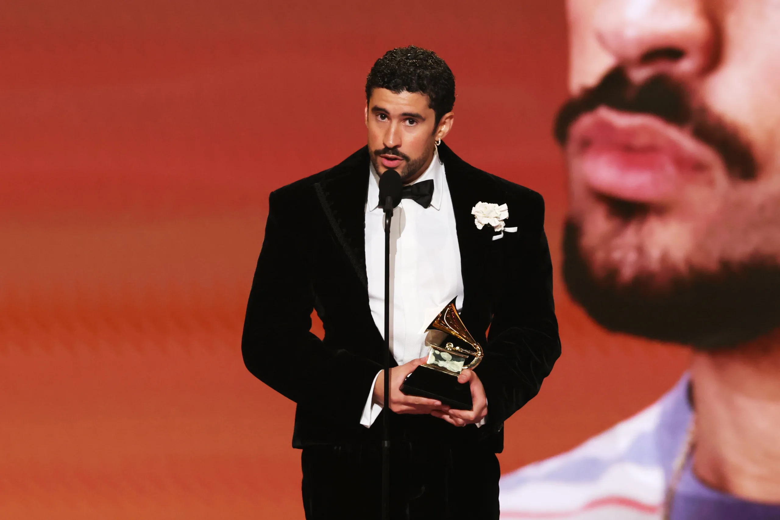 Bad Bunny at the 2026 Grammys