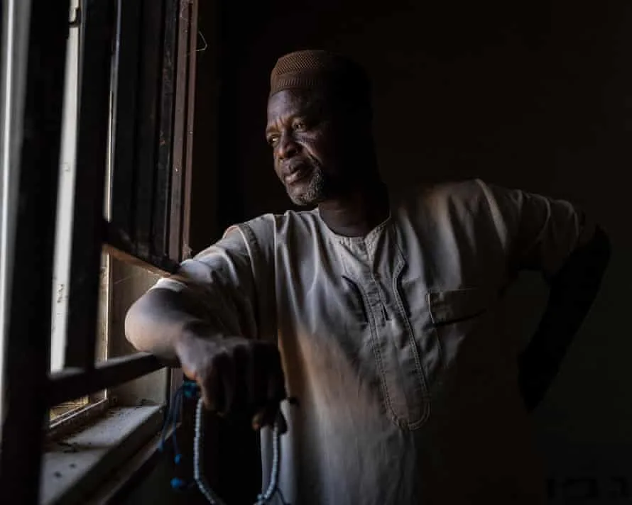Umar Bio Salihu, head of the village of Woro, said the attackers also took away his second wife and three daughters. Photograph: Light Oriye Tamunotonye/AFP/Getty Images