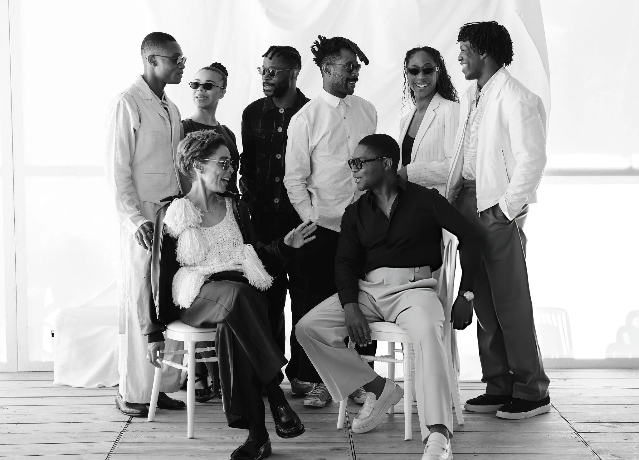 The Esiri Brothers with the Clarissa cast members