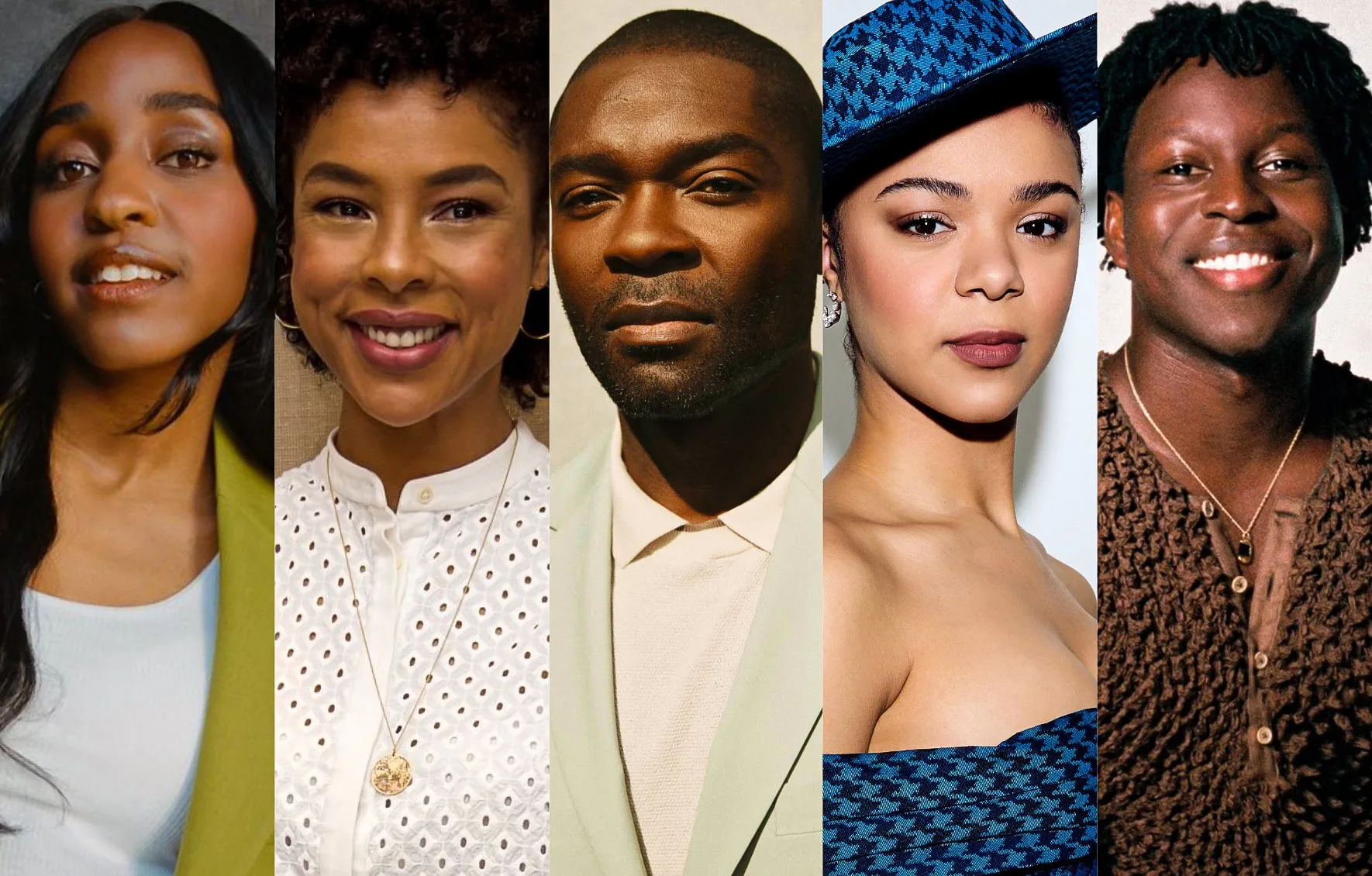Clarissa's cast members: Ayo Edebiri, Sophie Okonedo, David Oyelowo, India Amarteifio, and Toheeb Jimoh 