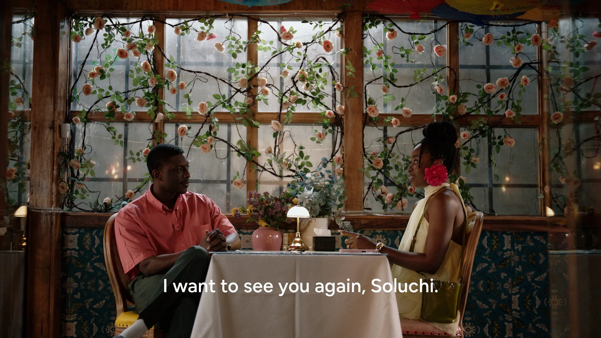 Uzoamaka Power and Andrew Bunting in Call of My Life 