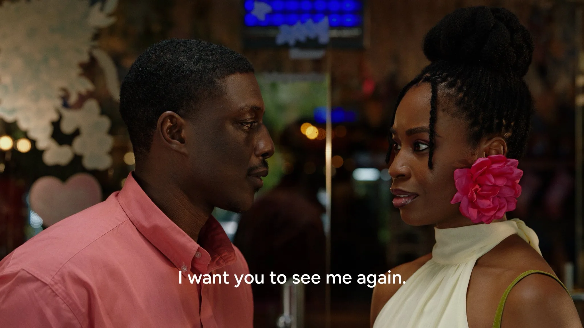 Uzoamaka Power and Andrew Bunting in Call of My Life 