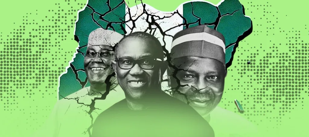 Nigeria's opposition leaders, Atiku Abubakar, Peter Obi, and Rabiu Kwankwaso