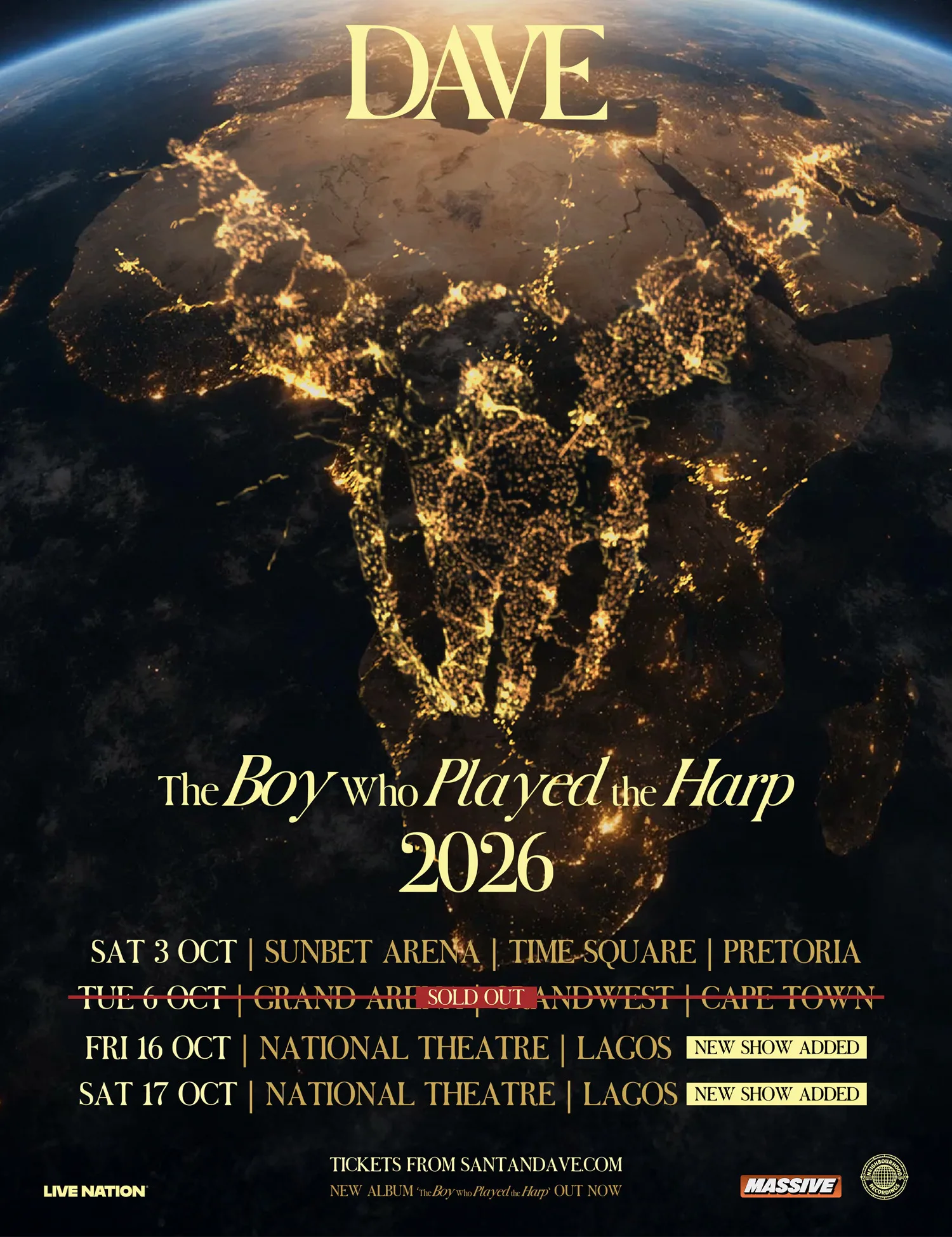 Dave's The Boy Who Played The Harp Tour 