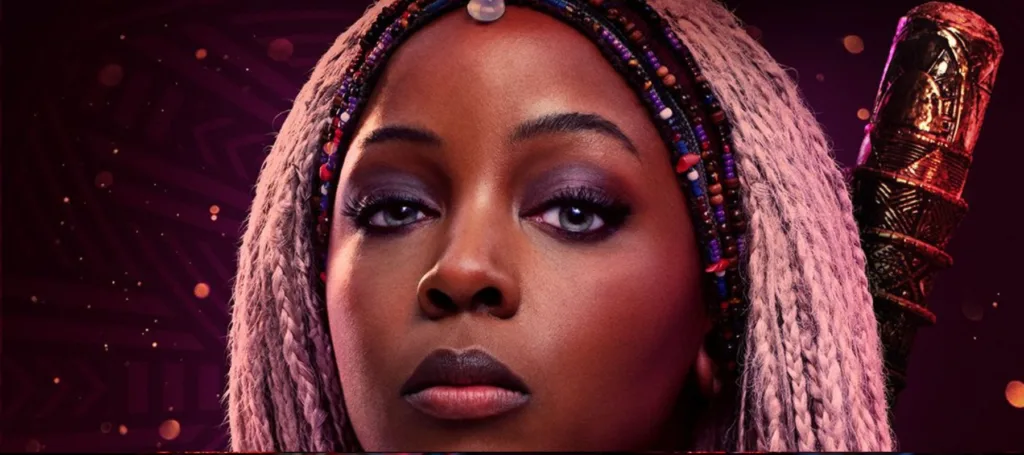 Thuso Mbedu as Zélie in Children of Blood and Bone