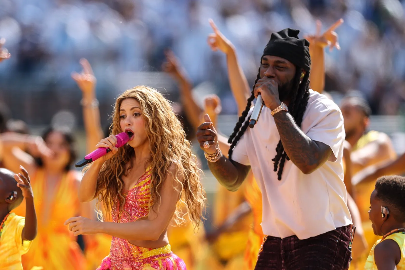 Burna Boy at the 2026 FIFA World Cup Halftime Show 