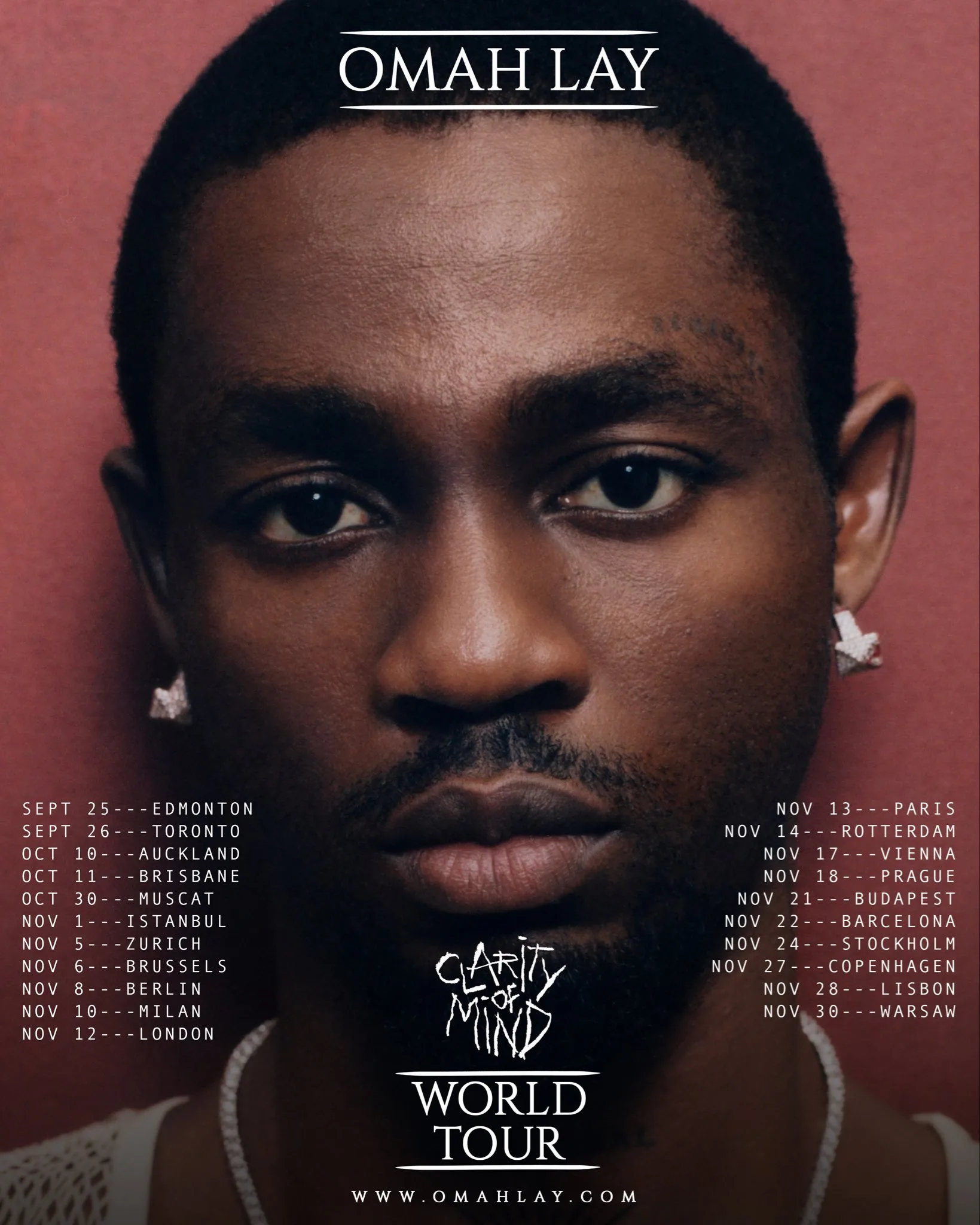 Omah Lay Announces ‘Clarity of Mind World’ Tour 